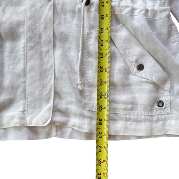 Tommy Bahama Relax Linen Blend Hooded Anorak Utility Jacket‎ Medium - Picture 12 of 16